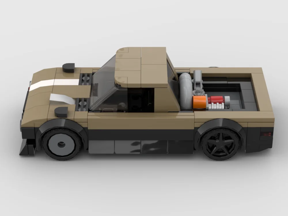 

MOC-243 детали, строительные блоки, модель автомобиля City Speed 620, дрейфующий грузовик, игрушка для мальчика, взрослый рождественский подарок