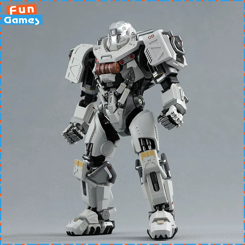 

1/9 Scale Meng Mecha-011 Ling Cage Mu-2 White Shark Heavy Mecha Pre Colored Model Kit Handmade Diy Toy Gifts For Anime Fans