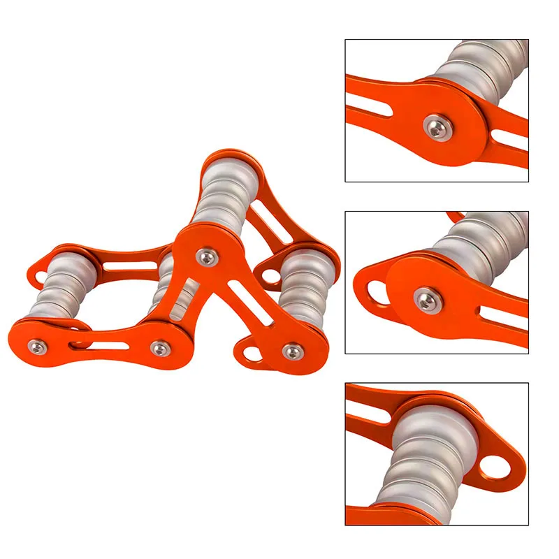 Rope Edge Protector Anti‑Wear Rope Sleeve, Corner Rope Guard Bracket for Rock Climbing, Rescue and High Altitude Operation