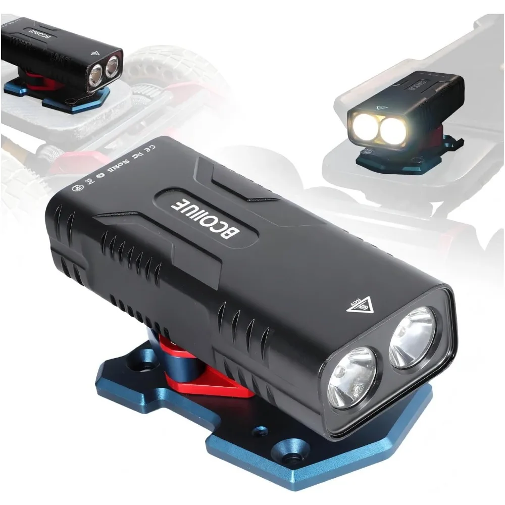 Super Bright Skateboard Lights 10000mAh Battery 74H Runtime Quick Release LED Longboard Lights with Digital Power