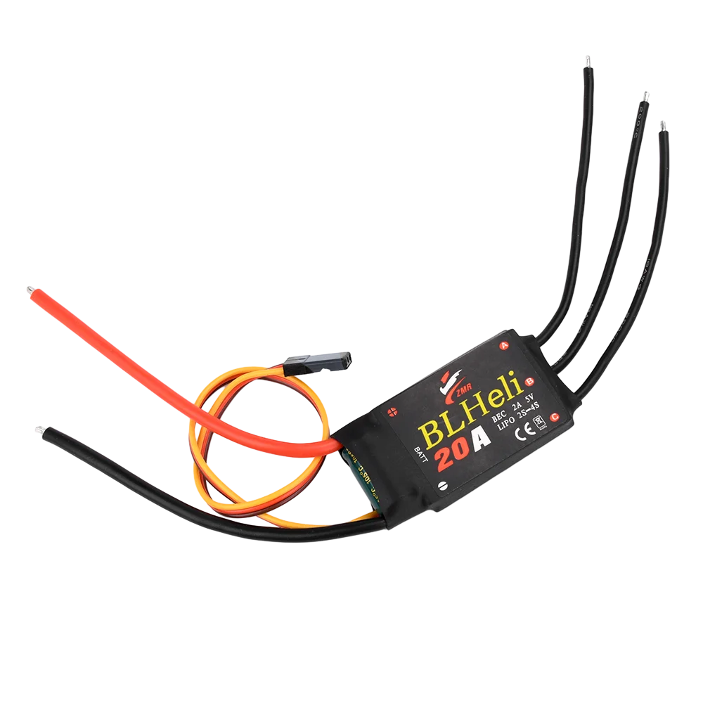 DC Brushless ESC Brushless Motor Electronic Speed Controller with UBEC Multi-rotor UAV ESC Programmable for BLHeli APP