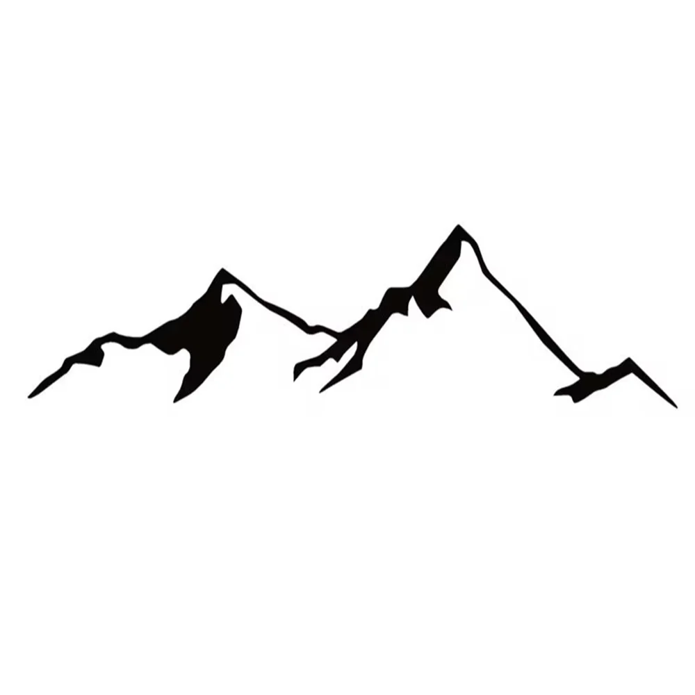 

Mountain View Landscape Vinyl Decal, Nature Scenery Sticker for SUV Truck Van Laptop, Auto Exterior Decor