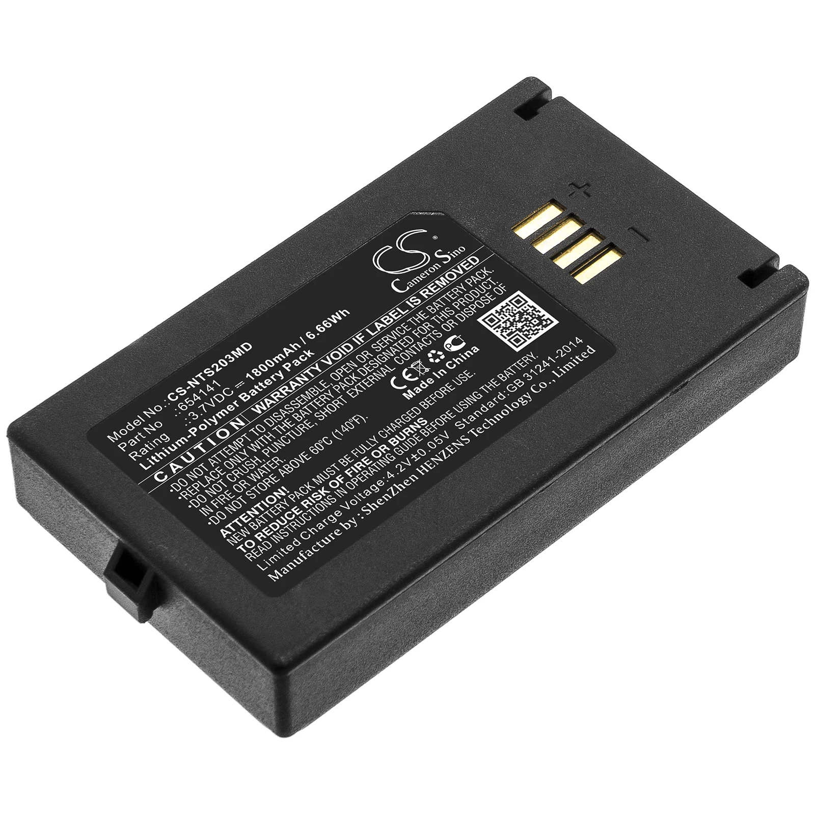 

Li-Polymer Medical Battery for Nova, 3.7V 1800mAh, Compatible Models: StatStrip Glucose Meter,TPS-2003