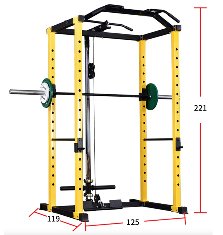 

Multi functional Home Gym Strength Training Fitness Equipment Squat Rack