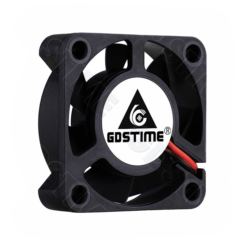 2 szt. Wentylator Gdstime 40mm 24V 12V 5V Chłodnica 40*10MM Wentylator Chłodzący 4CM Mikro Wentylator 4010 Wentylator z Podwójnym Łożyskiem Kulkowym/Łożyskiem Tulejowym do Chłodzenia Części Drukarki 3D — zdjęcie produktu 2
