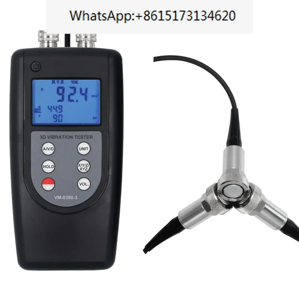 

3 Channel Vibration Meter,Three Channel Vibration Analyzer VM-6380-3