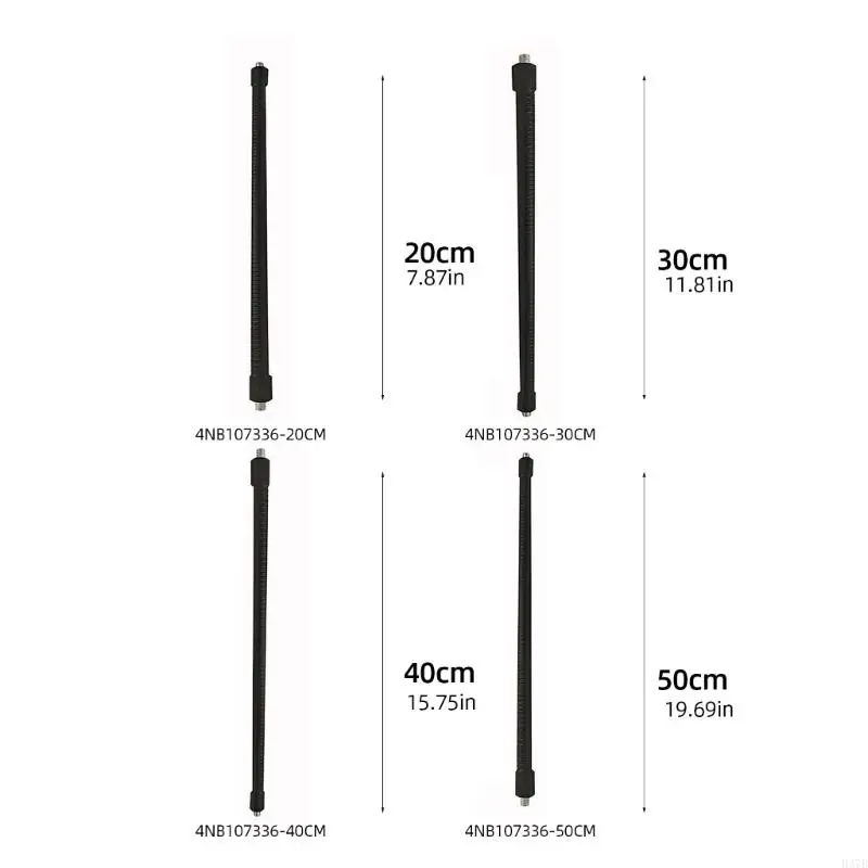 H37B 1/4 дюйма камеры зажимы телефона Extenders Гибкие трубки