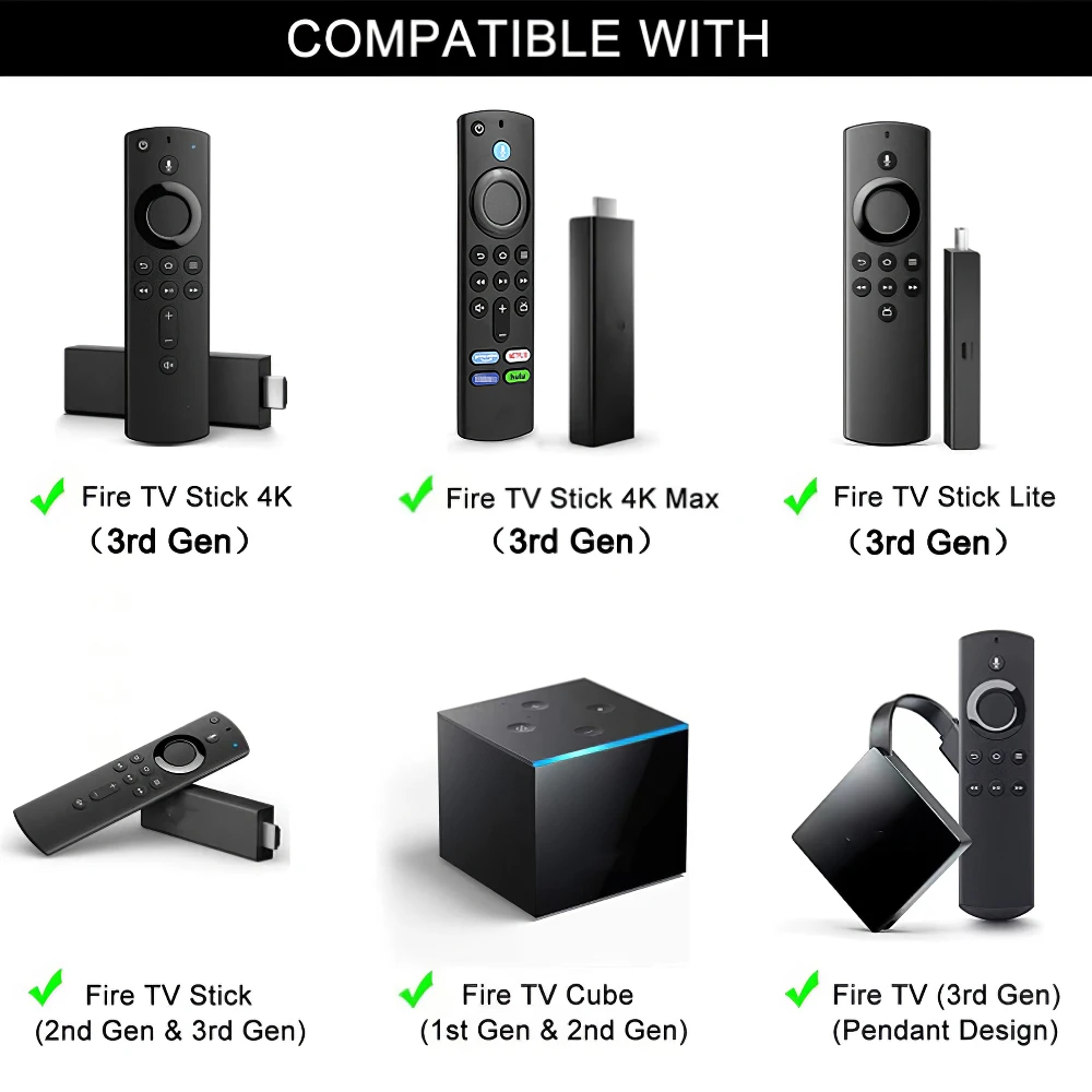 Ersatz Voice Smart Remote Controller für Amazon Fire TV Stick 3. Generation