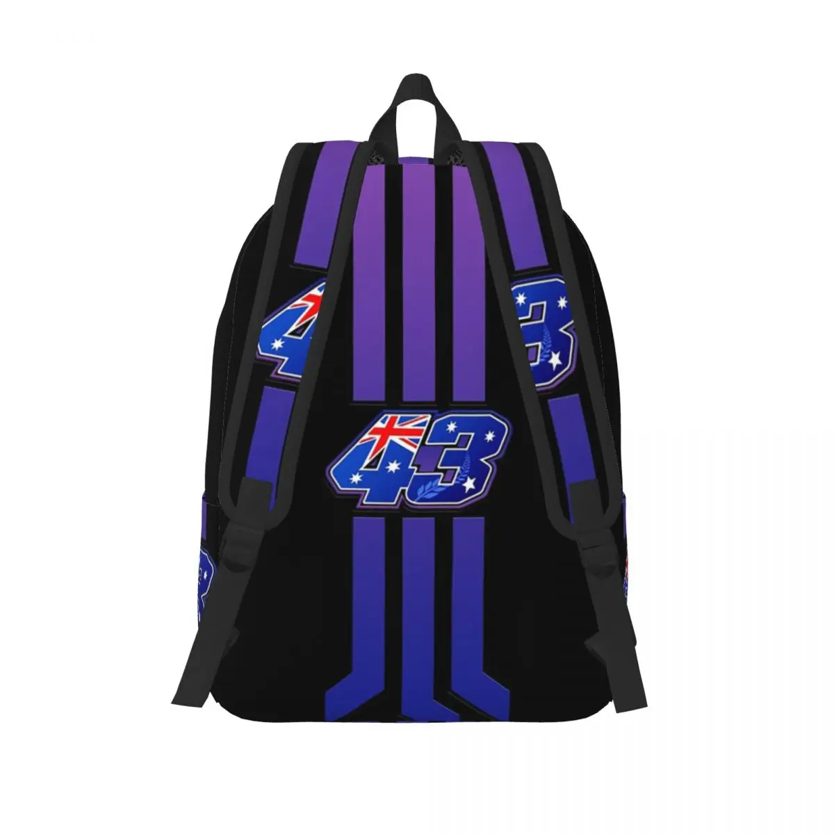 Jack Miller Number 43 Student Backpack School Bag Hiking Travel Daypack for Boys Girls Fashion Bookbag Shoulder Bags