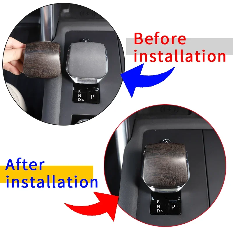 

Для Land Rover Discovery 5 L462 2021-2025 ABS центральная консоль, крышка головки шестерни, накладка, наклейка, украшение, аксессуары для салона автомобиля