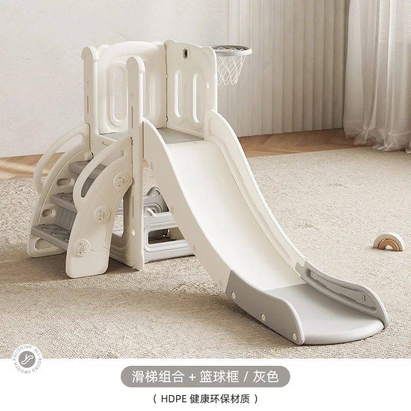 

Children's Indoor Slide with Climbing & Swing for Ages 3-10 Yutian