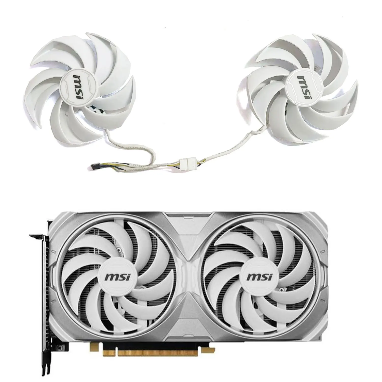 

New PLD10010S12HH 4PIN 95MM RTX 4070 GPU Fan for MSI GeForce RTX 4070 4070TI 4070 SUPER 12G VENTUS 2X WHITE OC graphics card