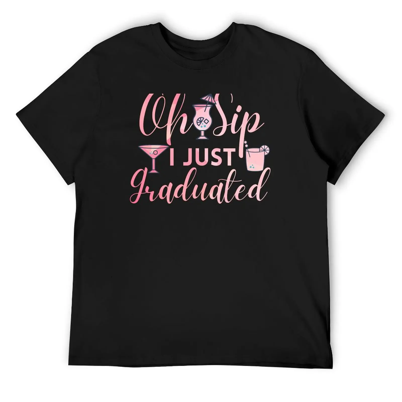 

I Graduated College Graduation Party T-Shirt basketball graphic tees summer clothes sports fans oversized t shirt men