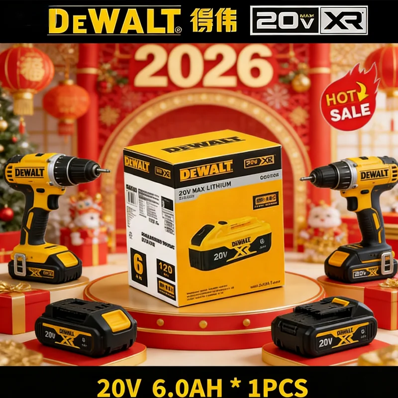 

100% Original 20V 5Ah 6Ah Battery Compatible DeWalt power Tools DCF887 DCG405 DCD791 DCF922 18V 20V Lithium Battery Replacement