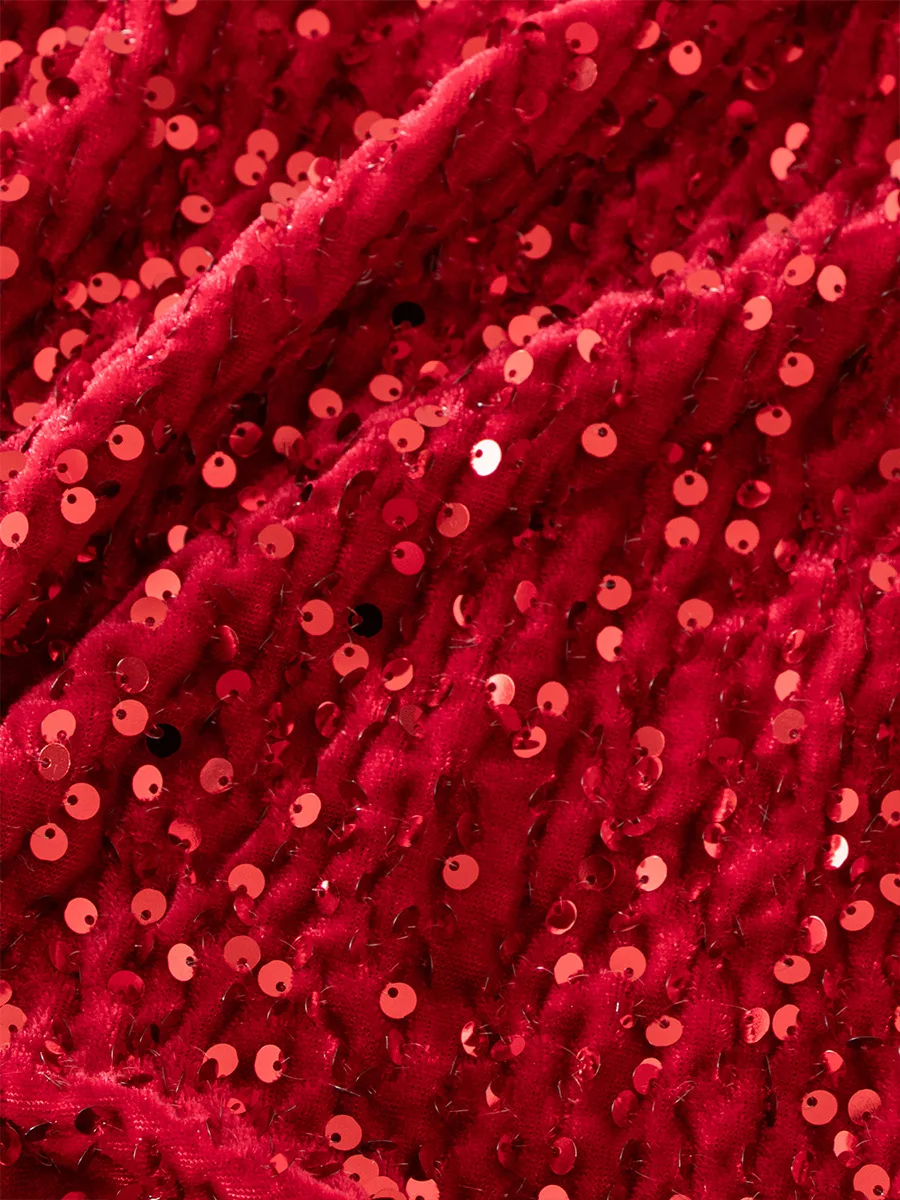 فستان بناتي مزين بالترتر للأطفال منفوش لعيد الميلاد فساتين حفلة موسيقية رسمية فستان سهرة لأزياء الفتيات الصيفية