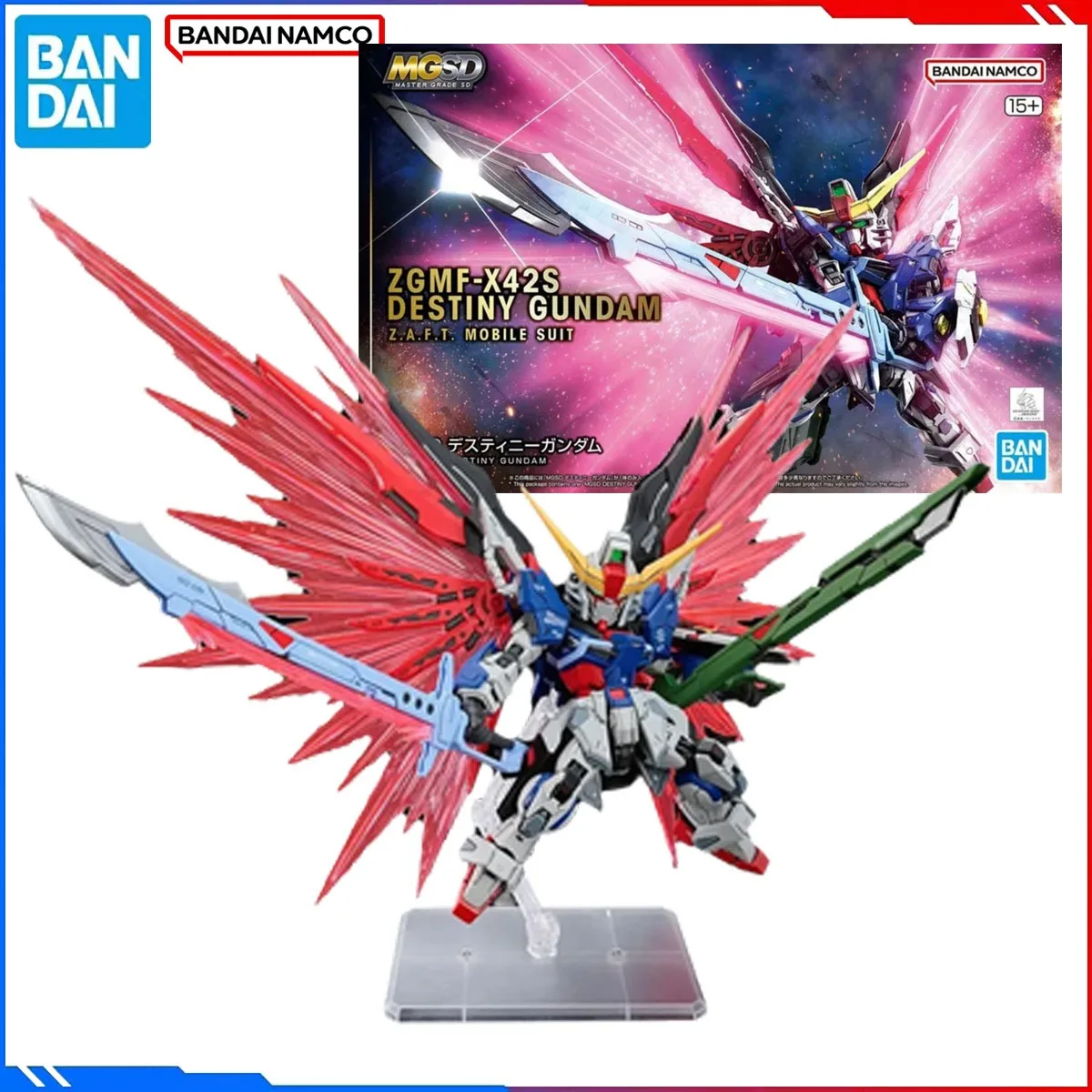 Коллекционная гибридная модель: набор для сборки Bandai MGSD 1/100 Destiny Gundam - сборная фигурка Gundam SEED SD Master Grade
