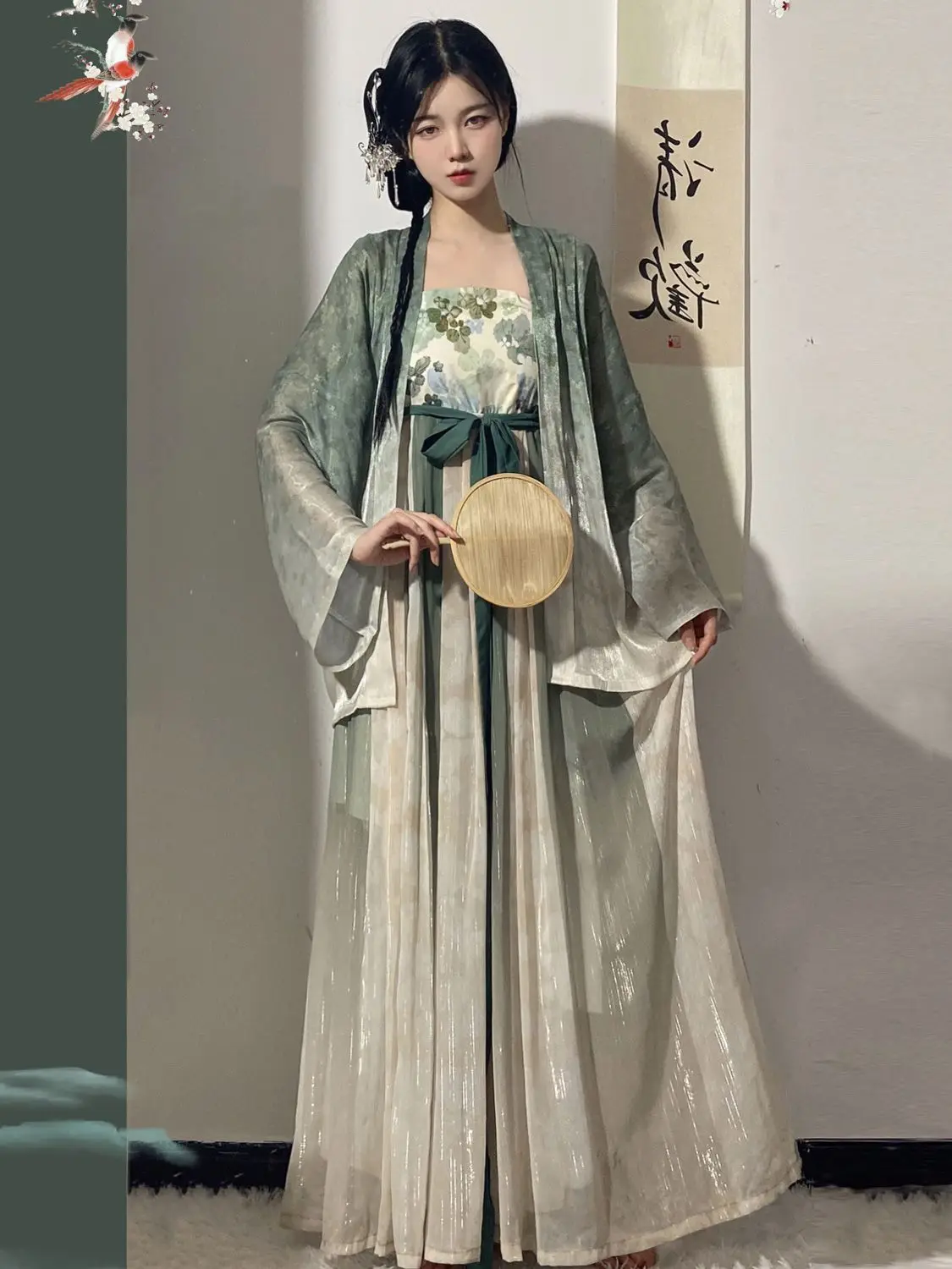 

Женское платье Hanfu, оригинальное китайское нагрудное платье, наряд, древнее китайское косплей, низкая цена, Осеннее сказочное Повседневное платье для студентов