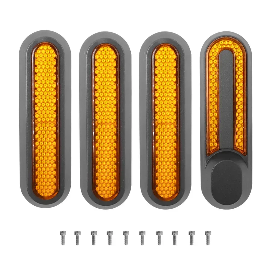 Reflektierende Rad Abdeckung Schützen Shell Für Xiaomi 3 Elektrische Roller M365 Pro 2 1 s Vorne Hinten Sicherheit Rohr Nacht reflektor Teile