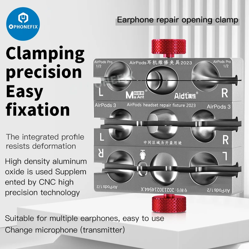 MaAnt P1 Upgraded Version Earphone Clip for Airpods 1/2/3/Pro Shell Remove Tool for AirPods Headphone Battery Repair Alignment
