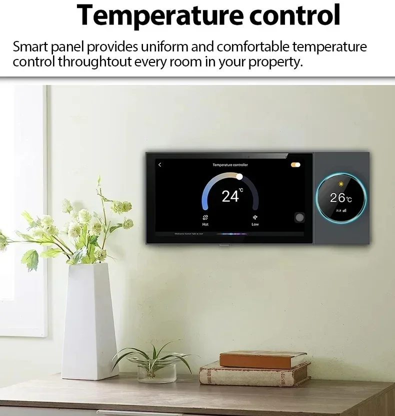 2025Factory Automation Home Systems Smart and Gateway Central Control 6Inch Touch Panel Tuya Smart Touch Screen with Google