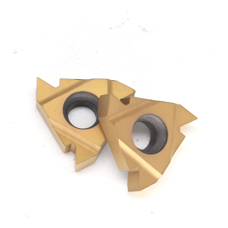 Herramientas de torneado de carburo de tungsteno, herramienta CNC resistente al desgaste, 16ER / 16IR AG55 / AG60 UE6020 / VP15TF / US7
