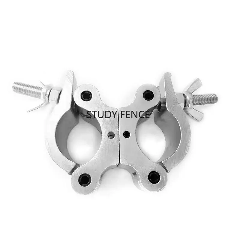 Aluminum Alloy Universal Right Angle Fastener Bracket Fasteners Rotating Cross Buckle Pipe Clamp Household Hardware Accessories