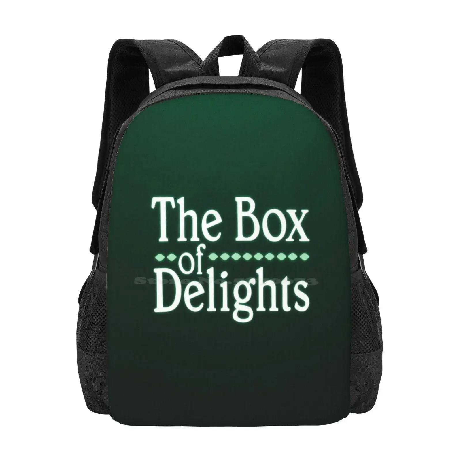 

The Box Of Delights Logo New Arrivals Unisex Bags Student Bag Backpack The Box Of Delights John Masefield Literature Christmas