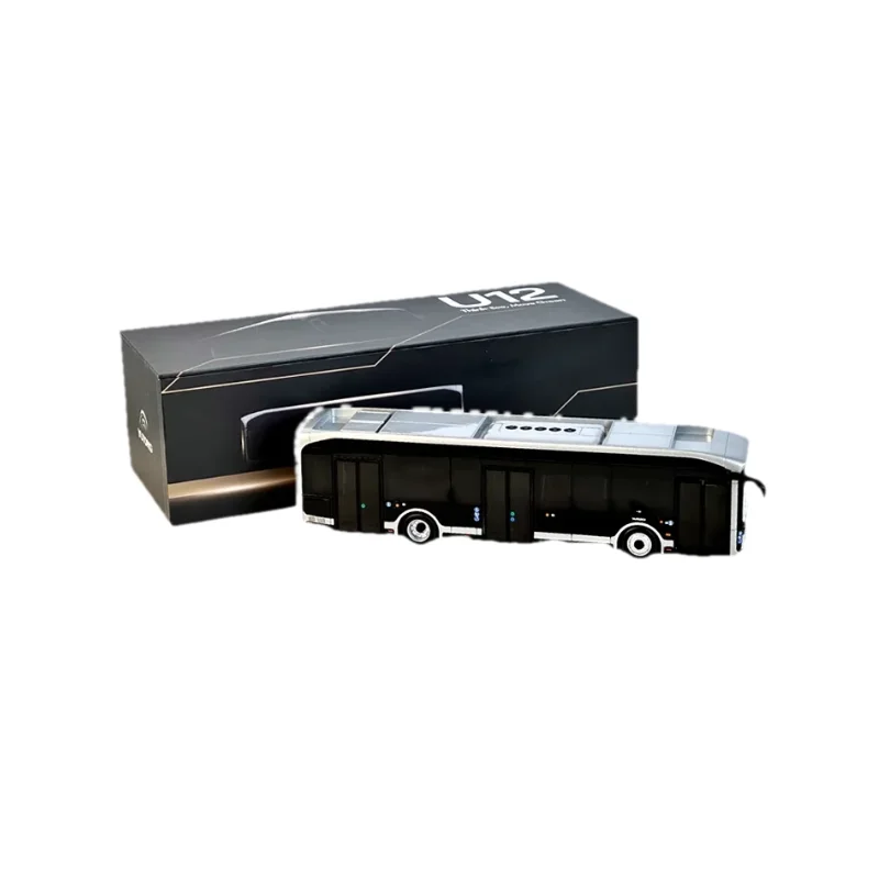 Original authorized New 2024 1:42 Yutong U12 Diecast city bus model overseas edition for gift, collection