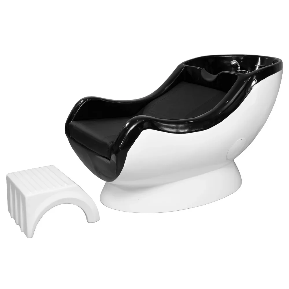 Shampoo Chair Fiberglass Integrated Hair Salon Semi-Lying Sitting Bed Barber Shop Integrated Flushing Bed