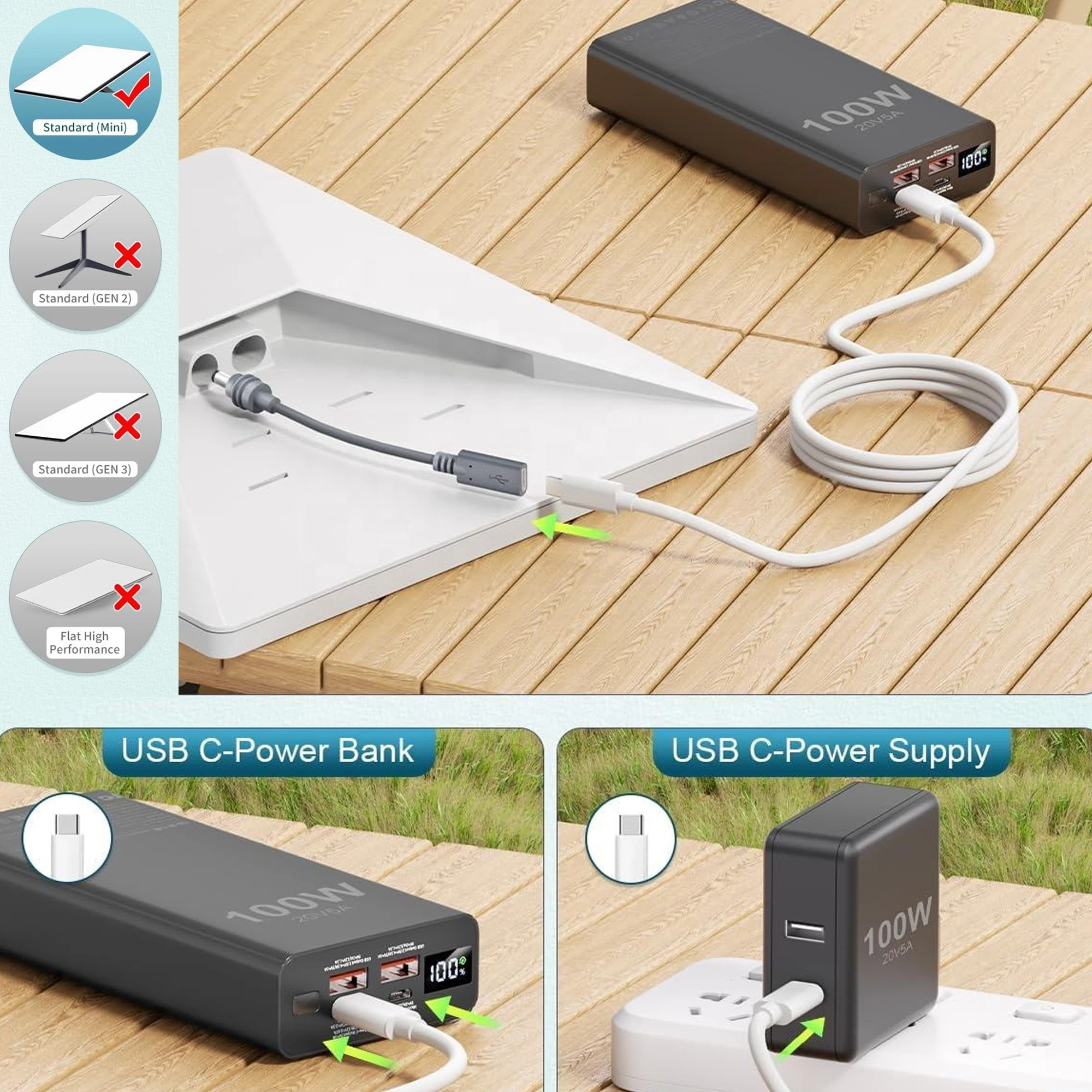 For STARLINK Mini USB-C Female To DC Power Adapter Cable High Quality Cable D C Plug Weatherproof Outdoor Use For Starlink Mini image 5