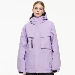 Ski Jackets Outdoor Sports Skiing Top Winter Hoodie Ski Costume Women Men Mountain Snowboard Coats Windproof Warm Snow Clothing