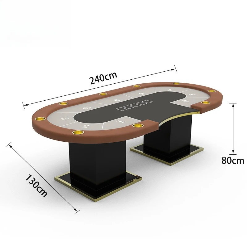 Poker table: Texas Club event-grade dedicated luxury poker table