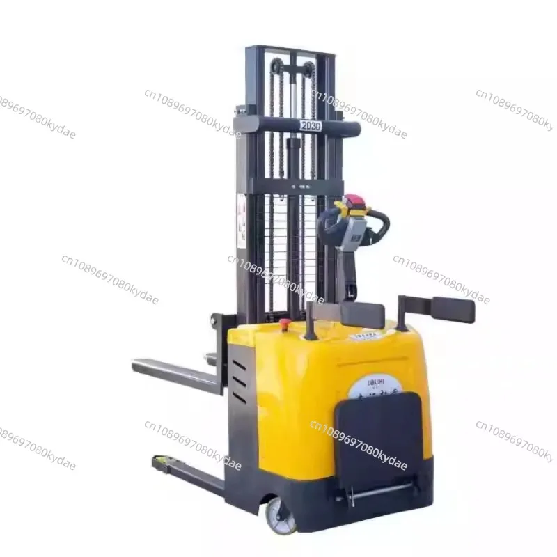 Fully Electric Stand-up 2-ton Stacker Fully Automatic Lift Forklift