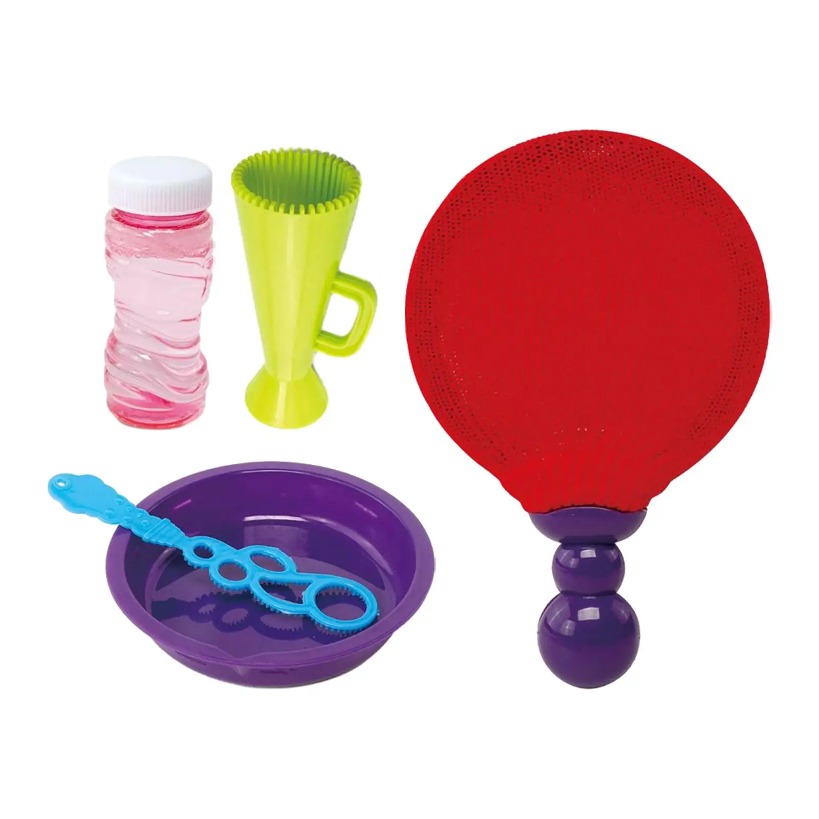 Juego de lanzamiento de burbujas y captura de tenis de mesa con raqueta para actividades de fiesta