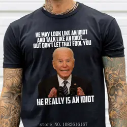 Joe Biden Is An Idiot T-Shirt wholesale cheap graphic t shirts 2024 streetwear t-shirts