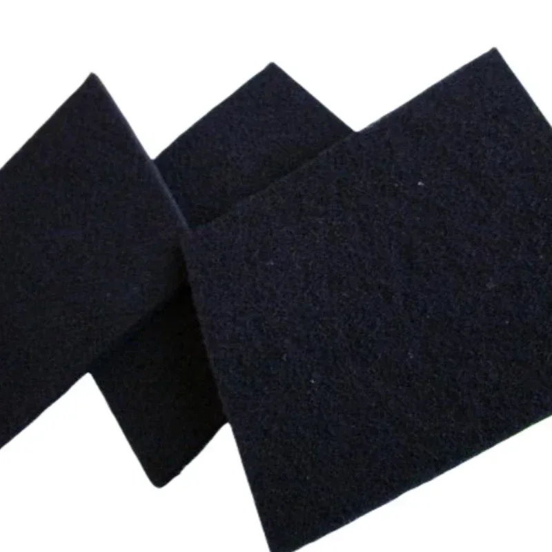 High quality honeycomb activated carbon filter cotton Air purification adsorption Sponge like C mesh Black fiber