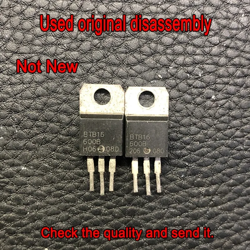 1pcs BTB16-600BW BTB16-600 BTB04-600SL BTB04-600 BTB10-800BW BTB10-800 BTB12-600C BTB16-700SW BTB16 TO220 Original disassembly