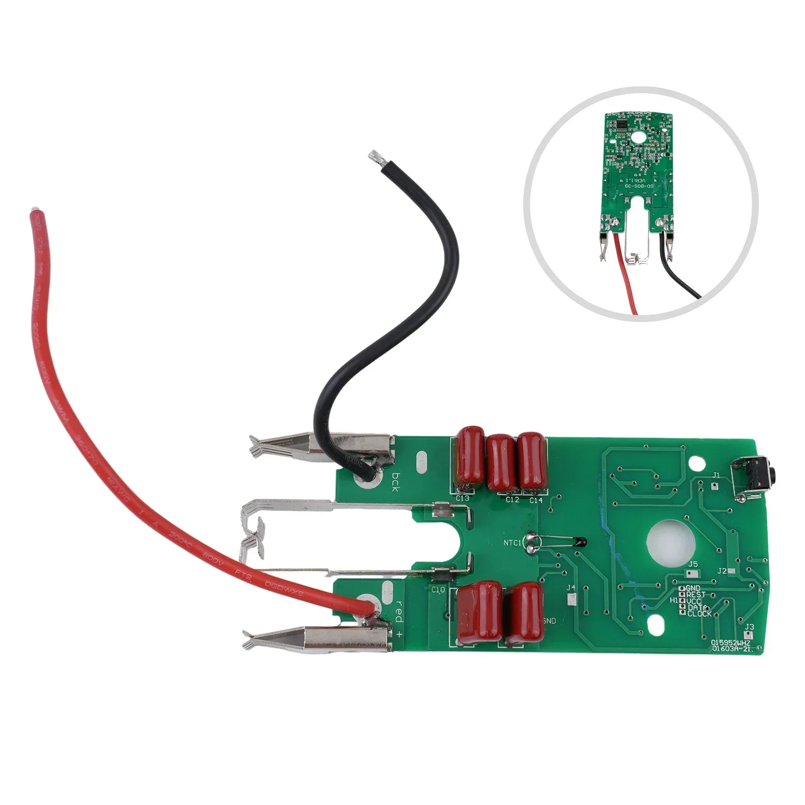 1PC GBH36V-LI PCB Charging Protection Circuit Board For Bosch 36V GBH36V-LI Li-ion Battery Shell Boxes