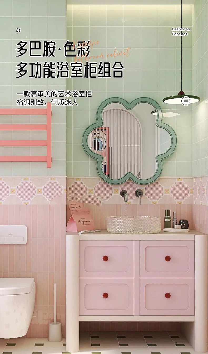 

Тумба для ванной комнаты с керамической интегрированной раковиной, комбинация тумбы и умывальника для ванной.