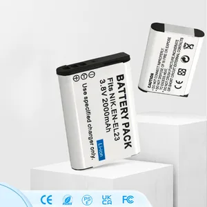 Nikon Coolpix EN-EL23 için şarj edilebilir pil, B700, P900, P610s, P610, P600, S810c, EN EL23, 2000 mAh pil Pildeki en iyi 10 satış, el feneri x900-no. 4