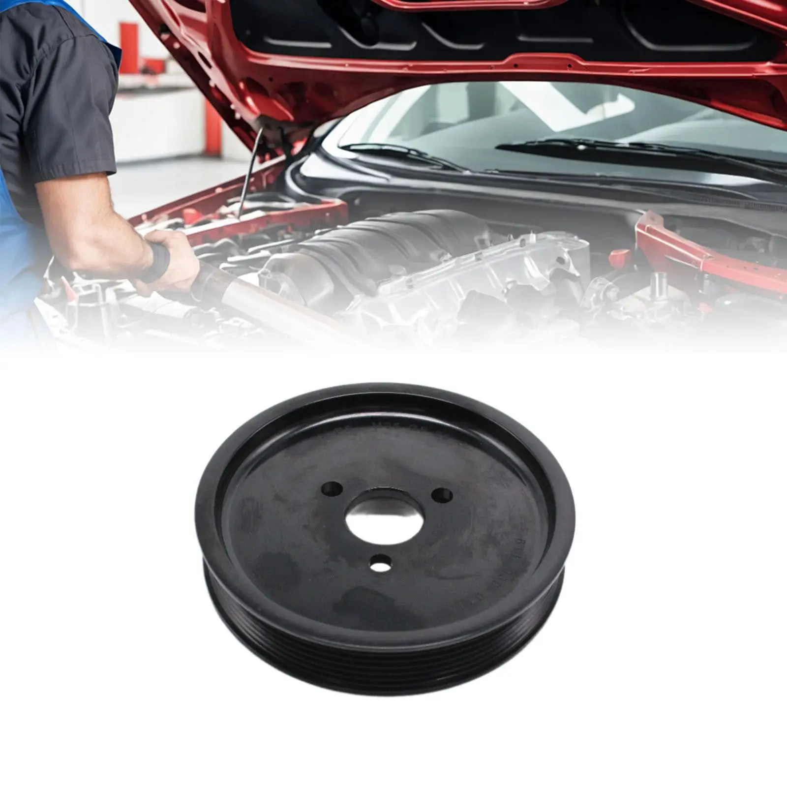 

Power Steering Pump Pulley Direct Replacement Reliable Sturdy Professional High Performance Car Accessories for W164
