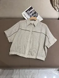 Summer casual high quality breathable linen shirt