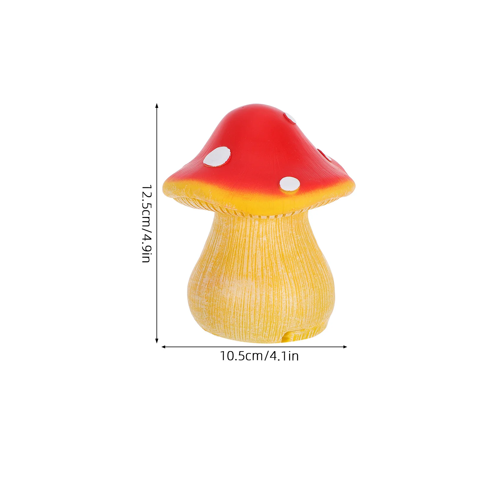 Realistic Resin Mushroom Key Hider Outdoor Hidden Storage Box for Garden Yard Home Decor Spare Keys Money Holder Discreet Secret