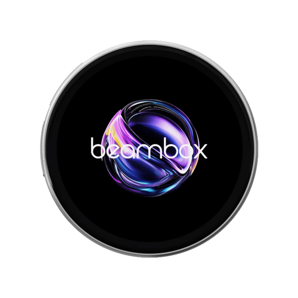 

Beambox NIKKO-Smart Dynamic Electronic Badge with IPS Display Touch Screen Zinc Alloy Material With Bracket