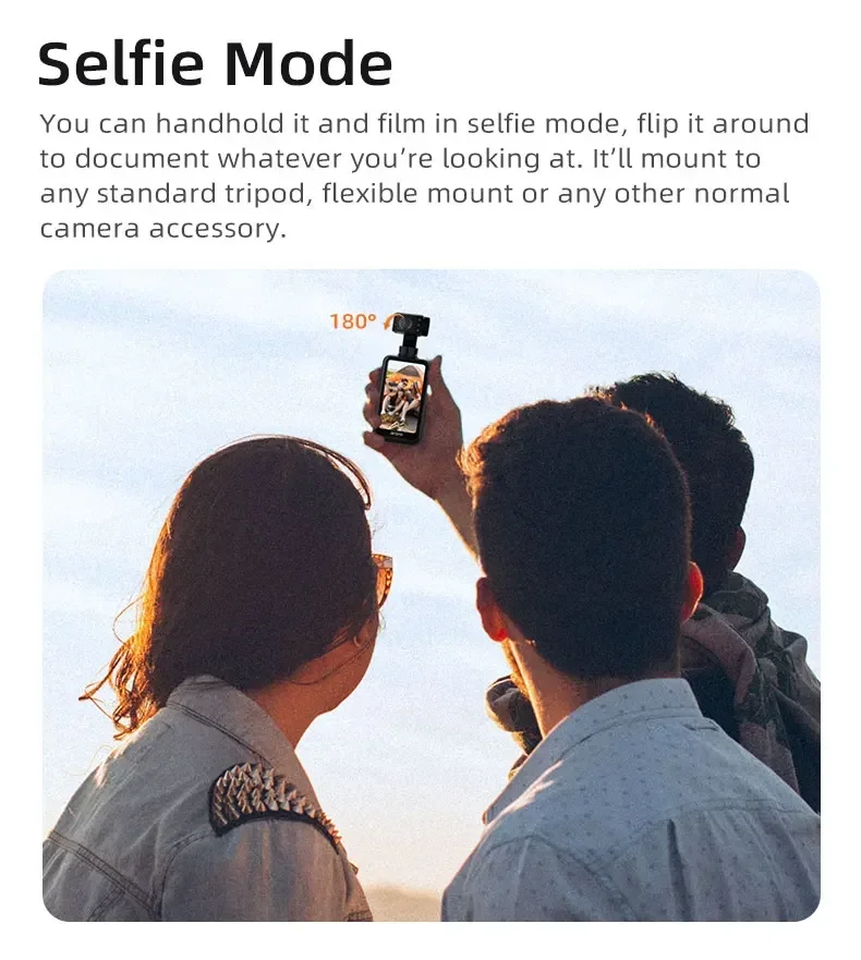 Vlog Action Camera M5 180° Rotation Lens 3.5"Screen Face Tracking IR Night Vison 5K 3-Axis Anti-shake Digital Video Camcorder