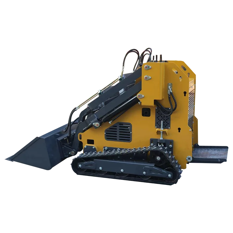 Customized small tracked sliding steering loader with bucket accessories at the most favorable price