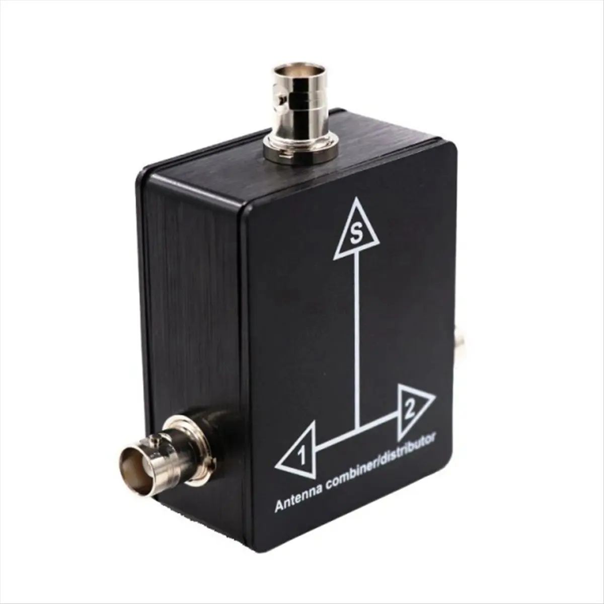 #87N Consumer Electronics,Antenna Allocation Divide RF Signal From 1 to 2 (Black)