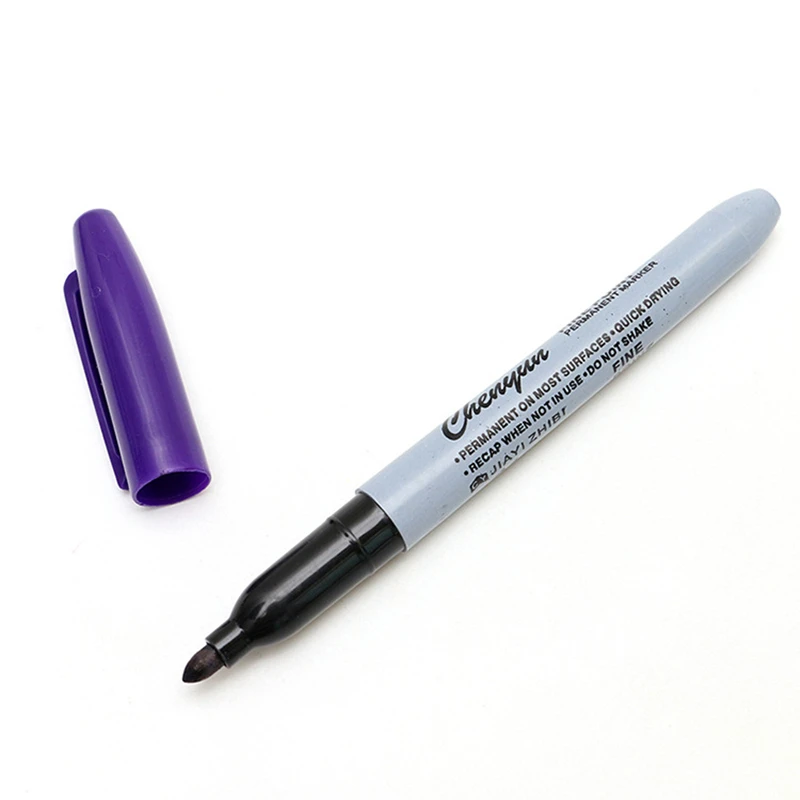 12 Pcs/box Tattoo Waterproof Transfer Pen Professional Tattoo Transfer Skin Marker Pen For Makeup Tattoo Accessories