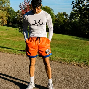 Anime Casual Shorts von Männern Frauen Manga Manga Sport Sports Gymnasium Fitness Shorts 3D Druck schneller Trockenbrett Shorts Sommermänner 10 Hauptverkaufsanime -Charakter -Kleidung - №6