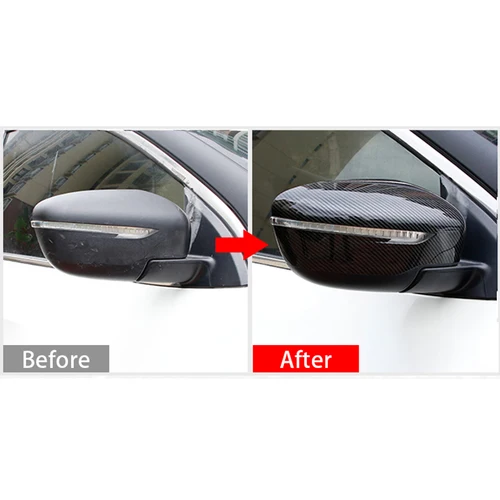Imagen 2 del producto Para Nissan Qashqai J11 x-trail Xtrail T32 2014 2015 2016 2017 2018 2019 2020 ABS cubierta embellecedora de espejo retrovisor lateral de coche